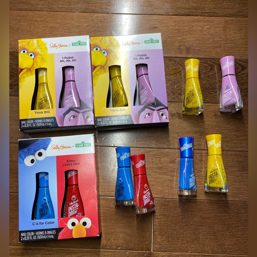 Insta-Dri × Sesame Street Nail
Polish 6packs (12pcs) Lot